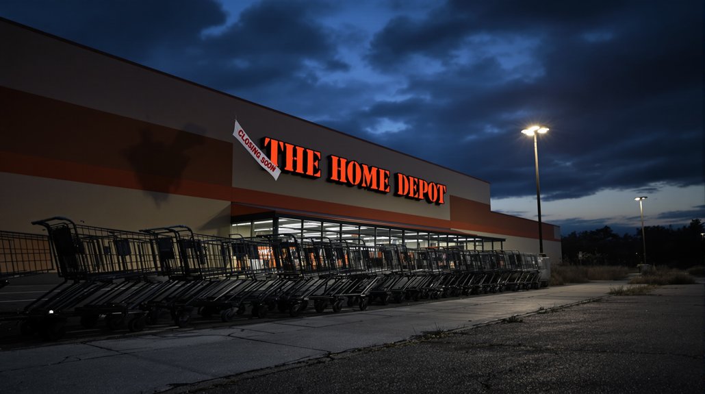 home depot store closures