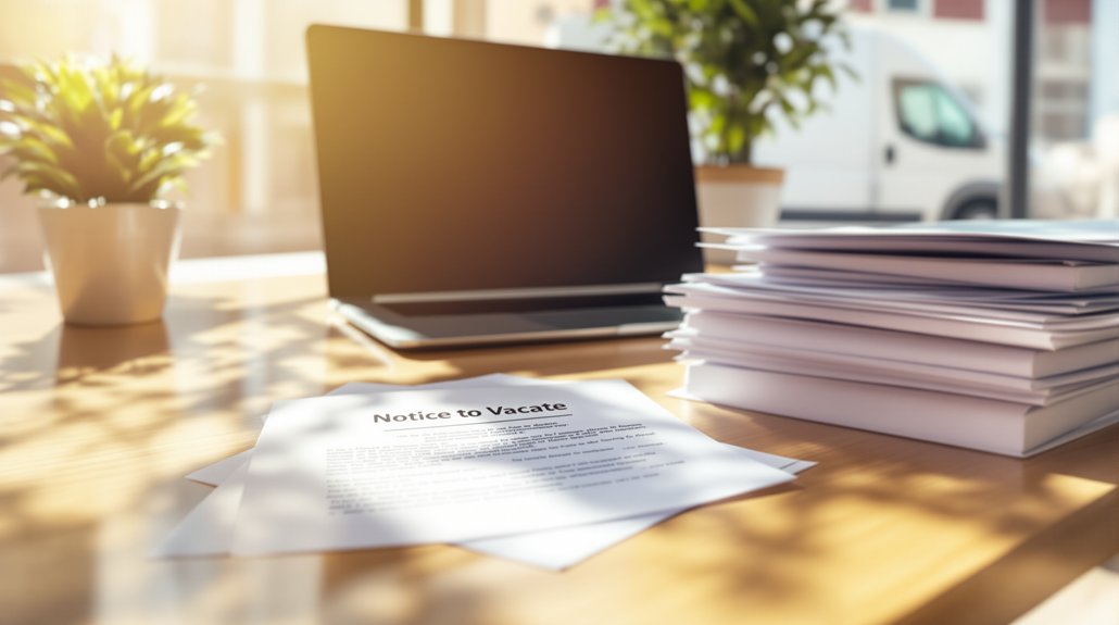 notice to vacate explained