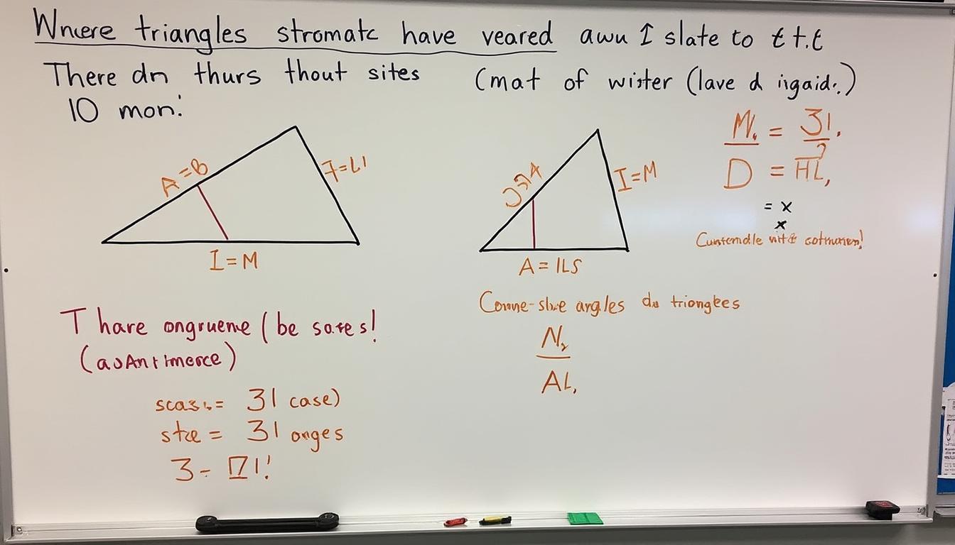 explore an example of the transitive property of congruence, which states that if one segment or angle is congruent to a second, and the second is congruent to a third, then the first is congruent to the third.
