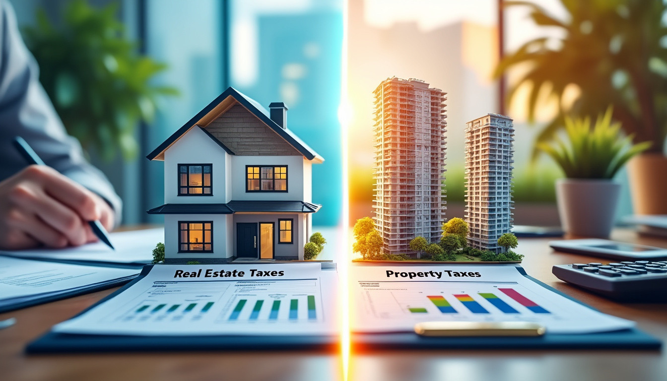 discover whether real estate taxes and property taxes are the same or if they differ, and understand how each tax impacts homeowners and property buyers.