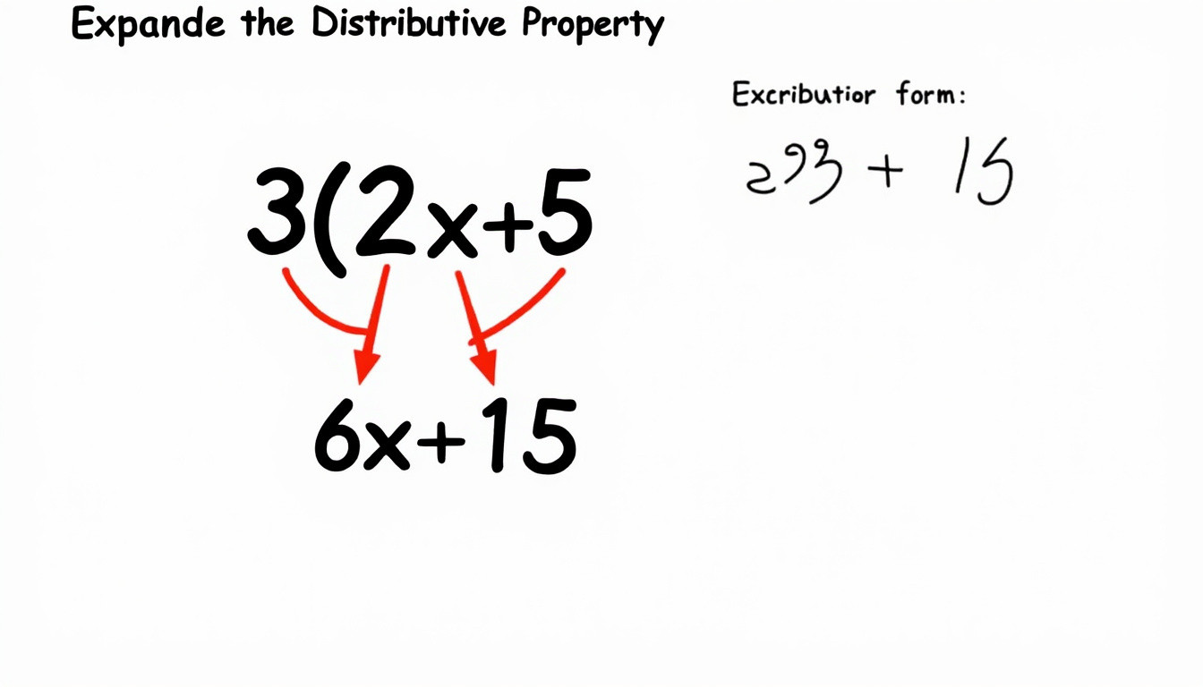 learn how the distributive property simplifies calculations by combining multiplication and addition for easier math problem solving.