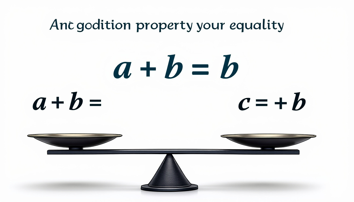 learn about the adding property of equality, its principles, and how it works in mathematics to maintain balanced equations effectively.